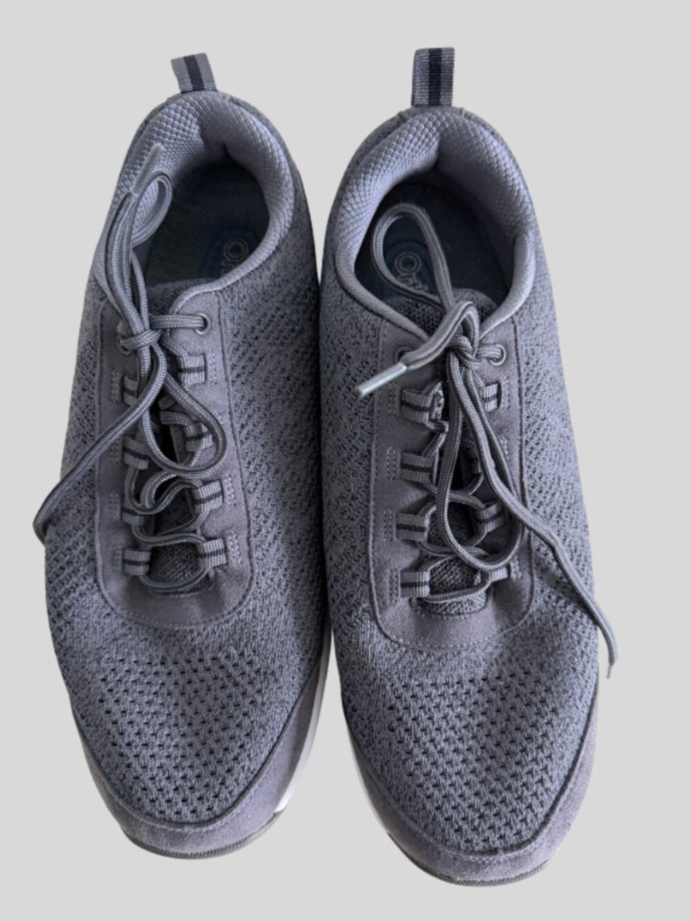 Men's Orthofeet size 13 2E Wide Shoes Gray